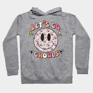 Kawaii Retro Halloween Ghost - Lets Go Ghouls Y2K Hoodie